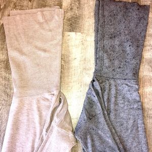 Bundle of 2 Caslon tunic turtle/cowl neck sweaters